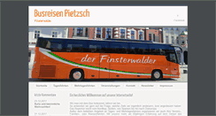 Desktop Screenshot of busreisen-pietzsch.de